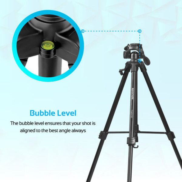 3-х секційний алюмінієвий штатив Precise-150 53-150 мм